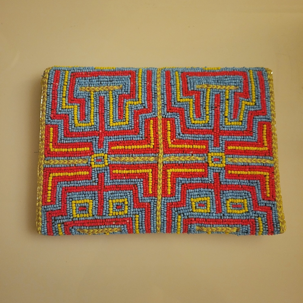 Anthropologie beaded clutch
